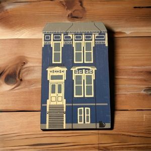 Cats Meow Painted Ladies Series Lady Iris House Signed Faline Jones 1988